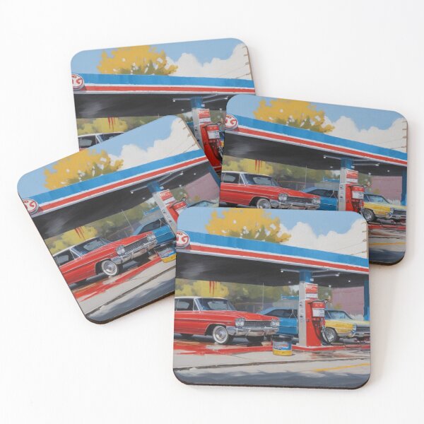 Item preview, Make your car sparkling clean: Our washing service at the gas station is ready! designed and sold by Wendy West.