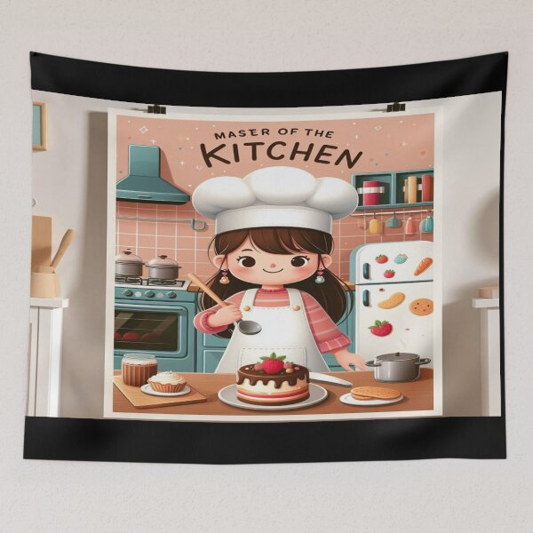 Item preview, Children's The Master of the Kitchen Homemaker Wall Art and Puzzle designed and sold by Cupideros.