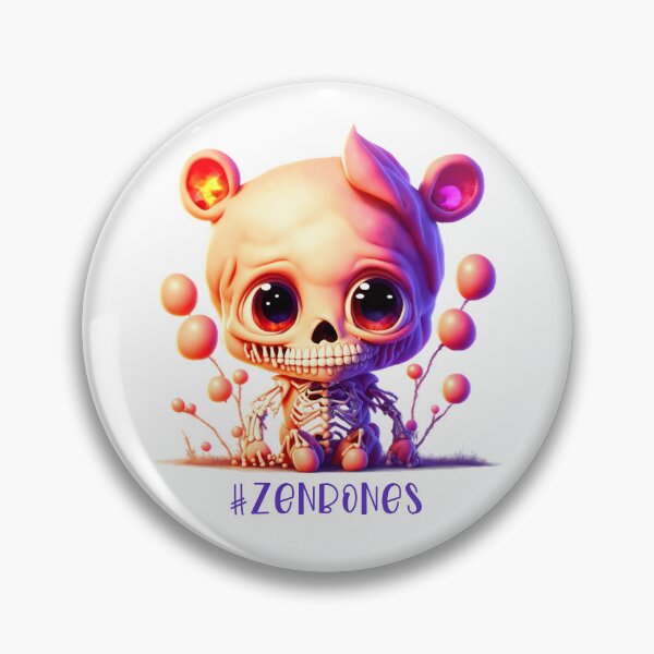 Item preview, #ZenBones Cute Meditating Skeleton Yoga Mindfulness Design designed and sold by JenBoyte.