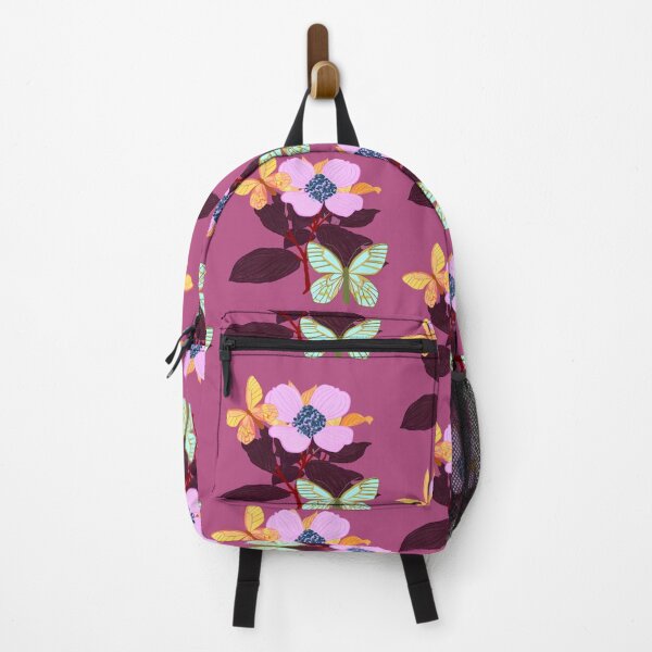 Item preview, Floral blooms with butterflies pattern. designed and sold by Meteryards.