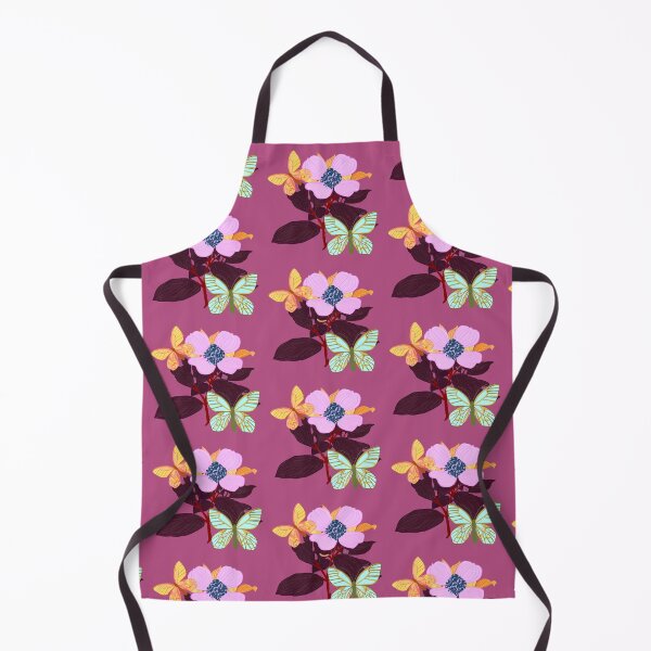 Item preview, Floral blooms with butterflies pattern. designed and sold by Meteryards.