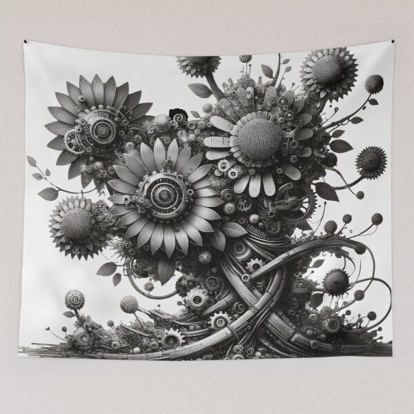 Item preview, Mechanical Sunflowers in Bloom designed and sold by eatmorvelopator.