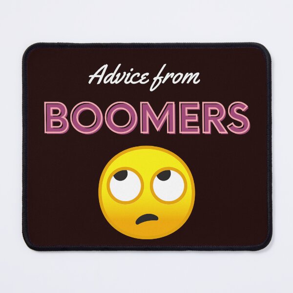 Item preview, ADVICE FROM BOOMERS: EYE ROLL EMOJI designed and sold by DeeATX.