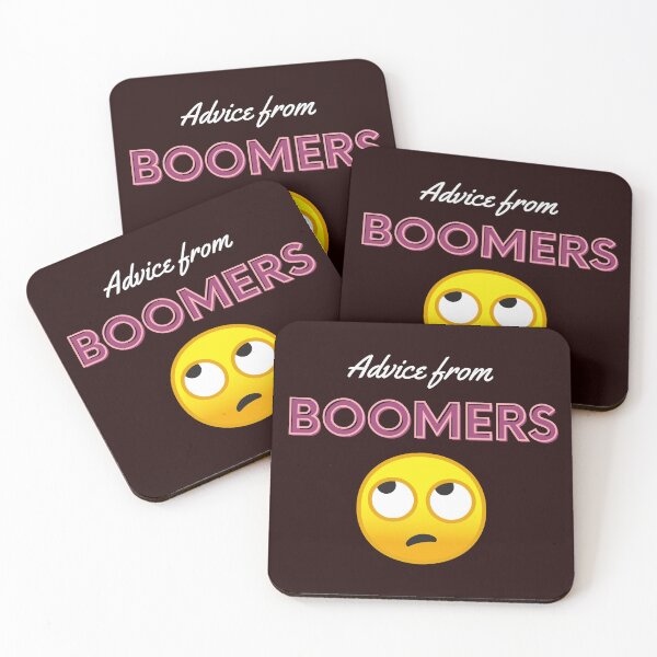 Item preview, ADVICE FROM BOOMERS: EYE ROLL EMOJI designed and sold by DeeATX.