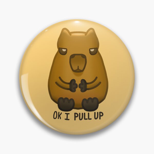 Item preview, Ok I Pull Up Capybara designed and sold by Elemelement.