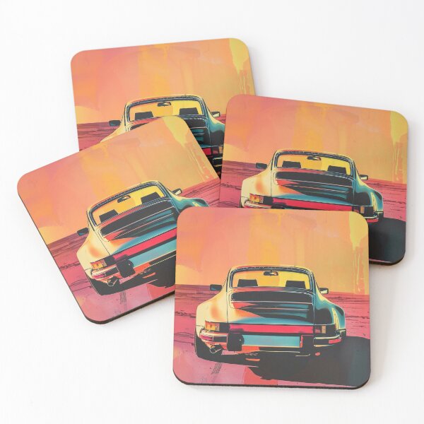 Item preview, Porsche 964 Rear View Risograph Print designed and sold by blackdogshop.