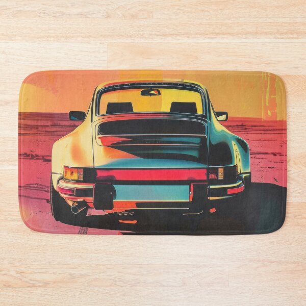 Item preview, Porsche 964 Rear View Risograph Print designed and sold by blackdogshop.