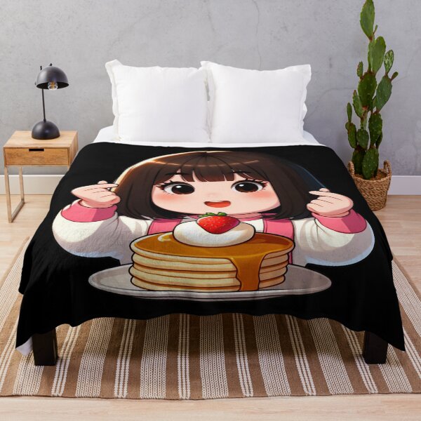 Item preview, Little Girl Strawberry Pancakes Korean Finger Hearts Kpop designed and sold by plushism.
