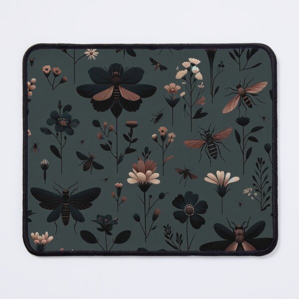 Item preview, Dark Floral Insects designed and sold by ksenahw.