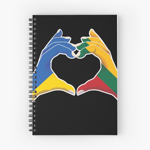 Item preview, Lithuania Lithuanian Ukraine Ukrainian Love Heart Peace designed and sold by FlagX.