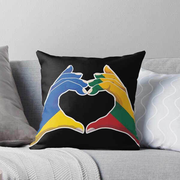 Item preview, Lithuania Lithuanian Ukraine Ukrainian Love Heart Peace designed and sold by FlagX.