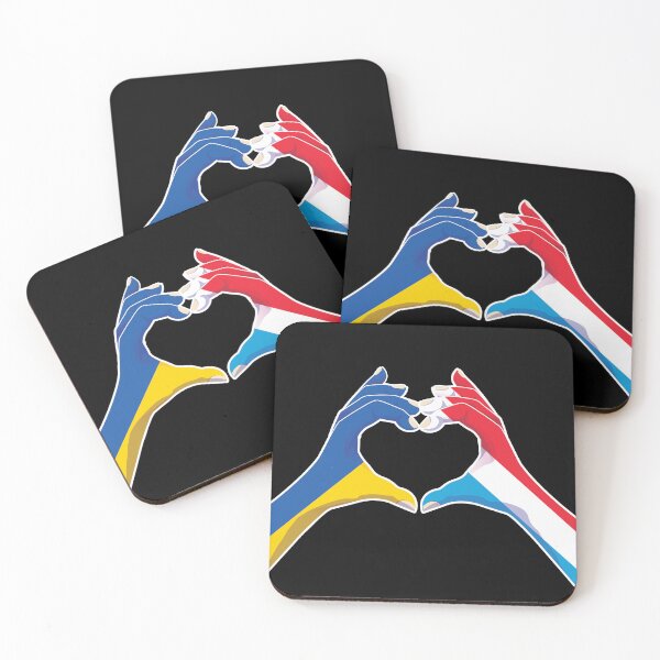 Item preview, Luxembourg Luxemburg Luxembourgian Luxemburgian Ukraine Ukrainian Love Heart Peace designed and sold by FlagX.