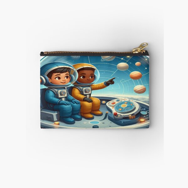 Item preview, African-American and friends in Space Ship Wall Art Jigsaw Puzzle designed and sold by Cupideros.
