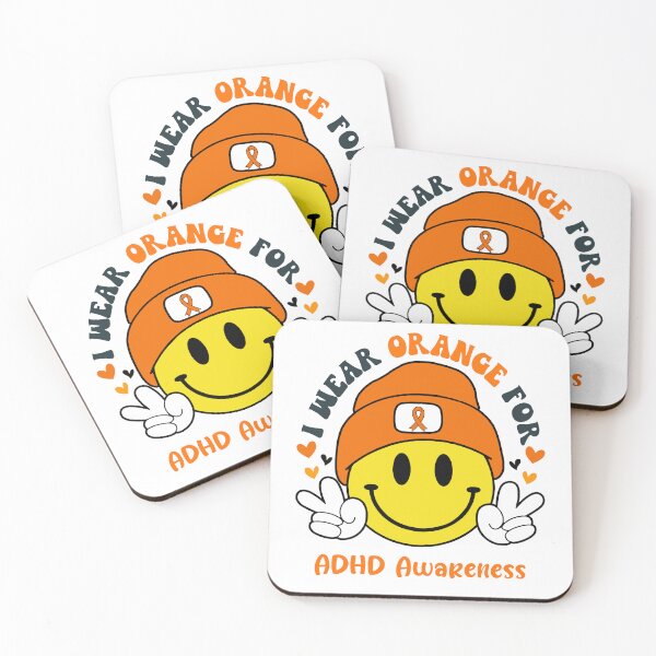 Item preview, I Wear Orange For ADHD Awareness, ADHD Awareness Month designed and sold by KatMercerr.