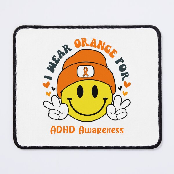 Item preview, I Wear Orange For ADHD Awareness, ADHD Awareness Month designed and sold by KatMercerr.