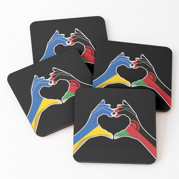 Item preview, Malawi Malavian Ukraine Ukrainian Love Heart Peace designed and sold by FlagX.