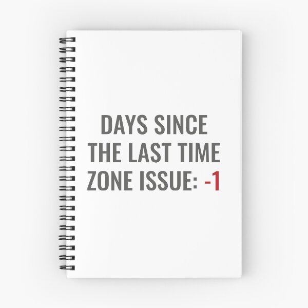 Item preview, Days since the last time zone issue designed and sold by faridman.