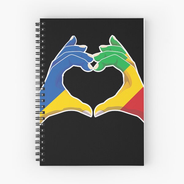 Item preview, Mali Malian Ukraine Ukrainian Love Heart Peace designed and sold by FlagX.