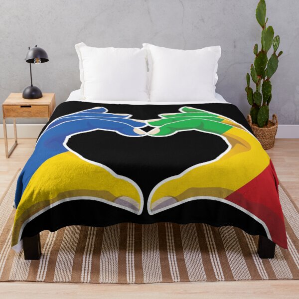 Item preview, Mali Malian Ukraine Ukrainian Love Heart Peace designed and sold by FlagX.