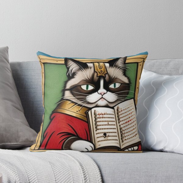 Item preview, Medieval Meme Grumpy Cat designed and sold by KramRadgosta.