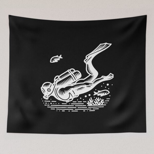 Item preview, Scuba diving diver designed and sold by These_Prints.