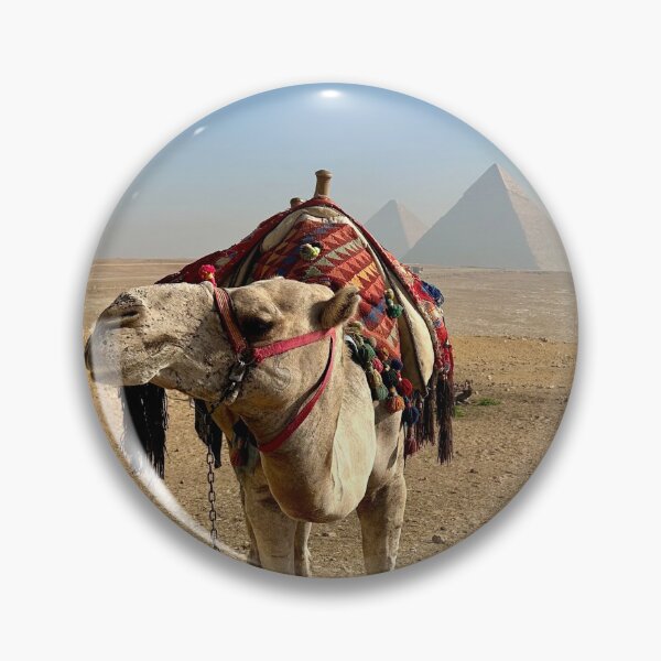 Item preview, Camels at Giza Plateau and the Ancient Egyptian Pyramids designed and sold by WanderingLife.