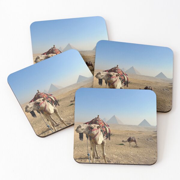 Item preview, Camels at Giza Plateau and the Ancient Egyptian Pyramids designed and sold by WanderingLife.