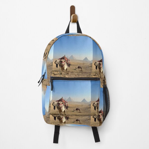 Item preview, Camels at Giza Plateau and the Ancient Egyptian Pyramids designed and sold by WanderingLife.