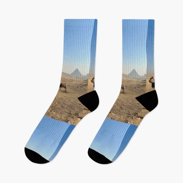 Item preview, Camels at Giza Plateau and the Ancient Egyptian Pyramids designed and sold by WanderingLife.