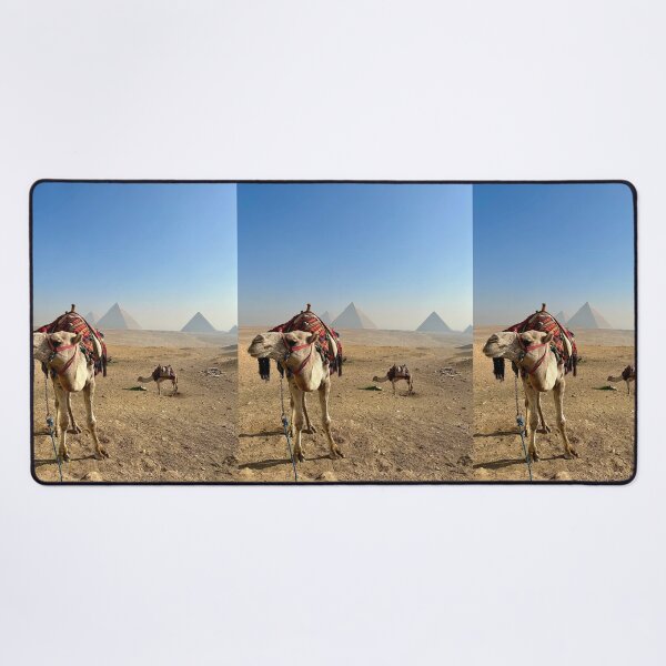 Item preview, Camels at Giza Plateau and the Ancient Egyptian Pyramids designed and sold by WanderingLife.
