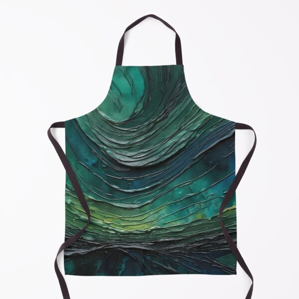 Item preview, Abstract Landscape Painting - Green Blue designed and sold by PixelPunny.