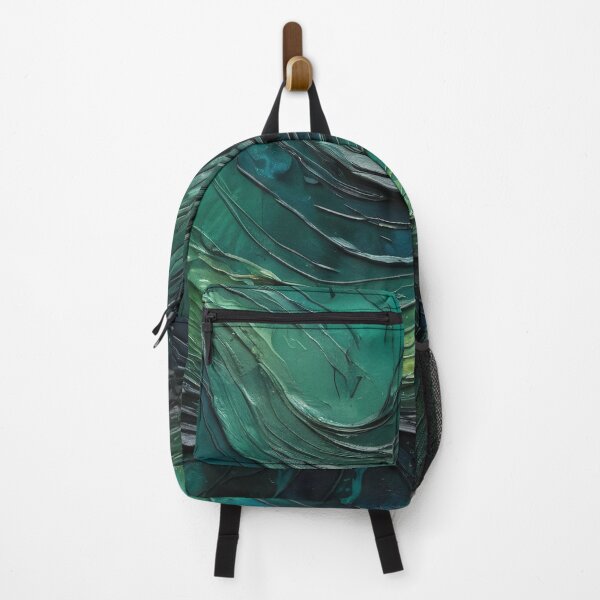 Item preview, Abstract Landscape Painting - Green Blue designed and sold by PixelPunny.