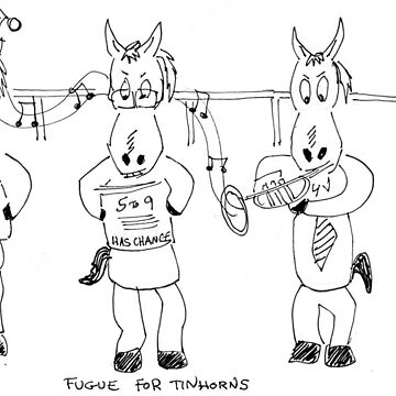 Artwork thumbnail, Fugue for Tinhorns by fred rosenthal