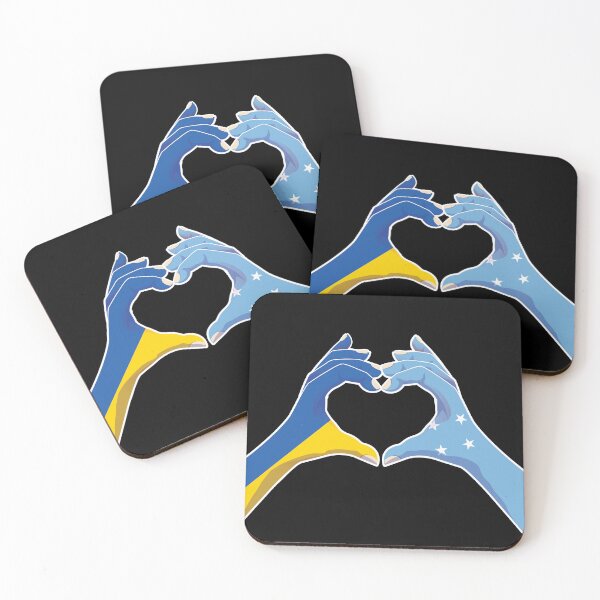 Item preview, Micronesia Micronesian Ukraine Ukrainian Love Heart Peace designed and sold by FlagX.