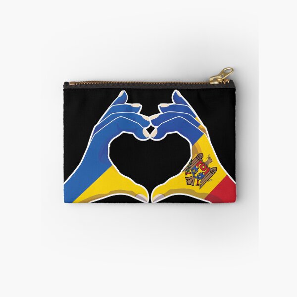Item preview, Moldova Moldovan Ukraine Ukrainian Love Heart Peace designed and sold by FlagX.