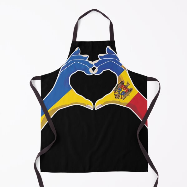 Item preview, Moldova Moldovan Ukraine Ukrainian Love Heart Peace designed and sold by FlagX.