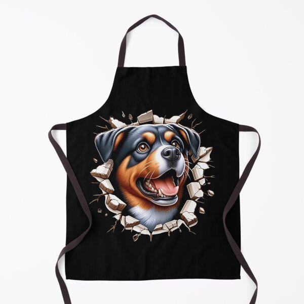 Item preview, Dynamic Canine Breakthrough: Rottweiler's Joyful Escape designed and sold by nncreator.