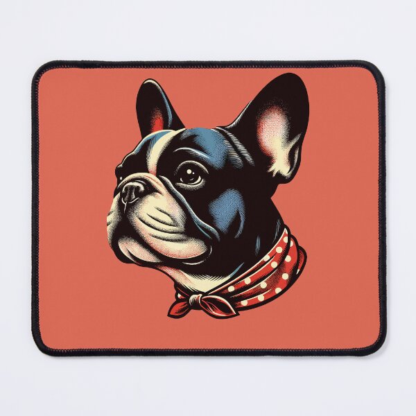Item preview, French Bulldog Classic Retro Vintage Aesthetic Dog Art designed and sold by ElegantCat.