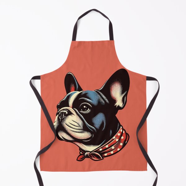 Item preview, French Bulldog Classic Retro Vintage Aesthetic Dog Art designed and sold by ElegantCat.