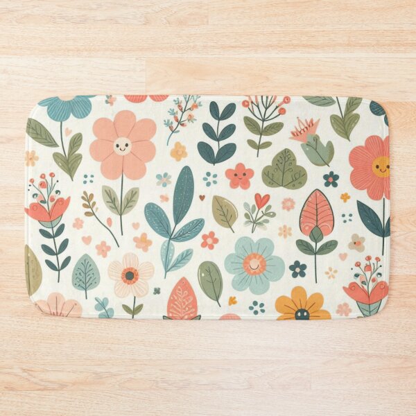 Item preview, Cute Floral Pattern - Colorful Flowers and Leaves  designed and sold by asbno19.