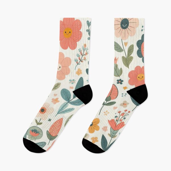 Item preview, Cute Floral Pattern - Colorful Flowers and Leaves  designed and sold by asbno19.
