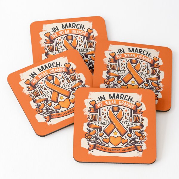 Item preview, Copy of In March We Wear Orange Multiple Sclerosis Supporter Month designed and sold by Chmielayka.