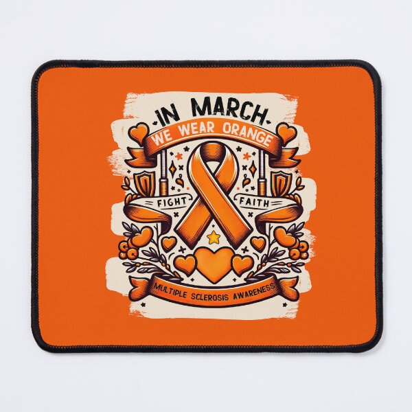 Item preview, Copy of In March We Wear Orange Multiple Sclerosis Supporter Month designed and sold by Chmielayka.