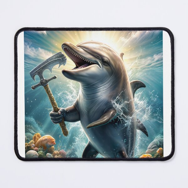 Item preview, "Delight with hammerhead dolphins" designed and sold by Bittor18.