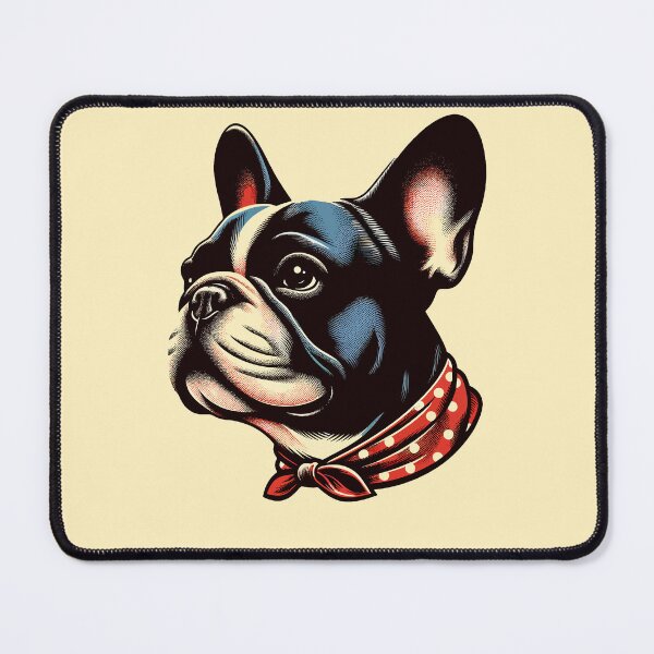 Item preview, French Bulldog Light Classic Retro Vintage Aesthetic Dog Art designed and sold by ElegantCat.