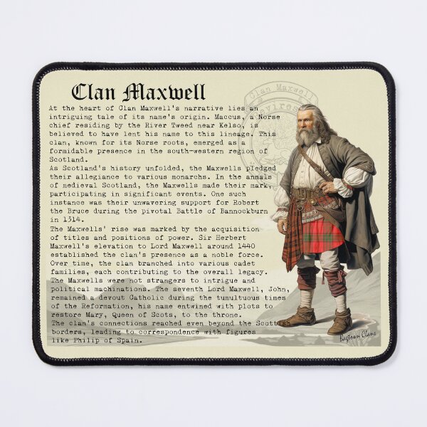 Item preview, Maxwell Scottish Clan History  designed and sold by BagTown Clans.