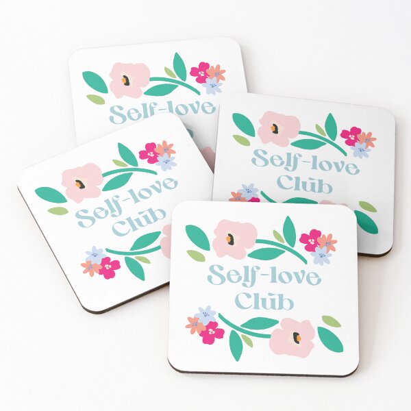 Item preview, Self-Love Club Floral Affirmation, ©Terri Conrad Designs designed and sold by Terri Conrad.