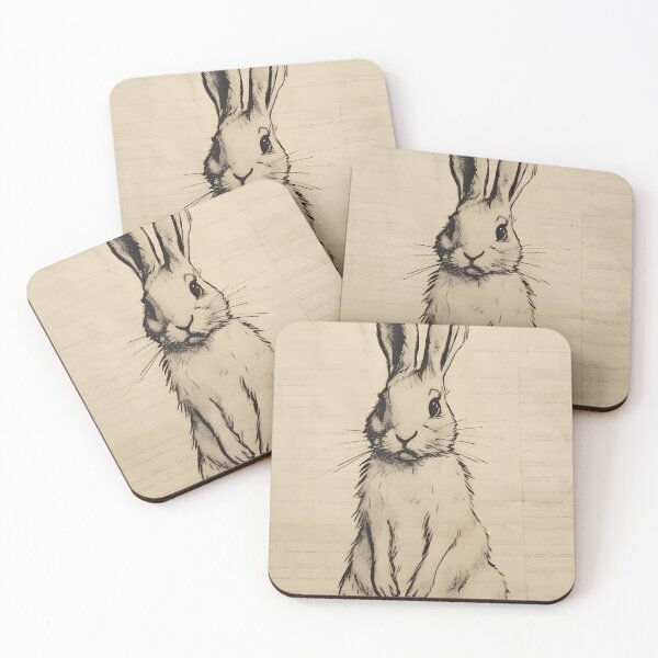 Item preview, Vintage Spring Rabbit Drawing - Vintage Easter Prints designed and sold by ptlsprntsdsgn.