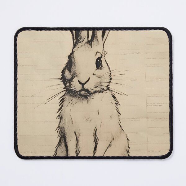 Item preview, Vintage Spring Rabbit Drawing - Vintage Easter Prints designed and sold by ptlsprntsdsgn.