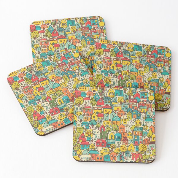 Item preview, Houses Pattern For Kids designed and sold by sheprint.